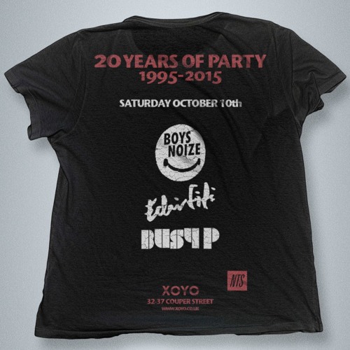 Boys Noize VINYL DJ-Set @Busy P's XOYO Residency London Oct. 2015