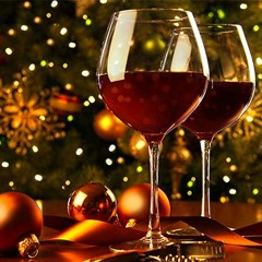 Christmas Trees & Wine Glasses