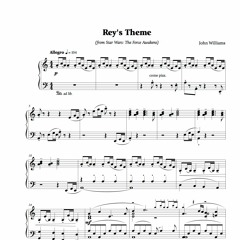 Rey's Theme (piano transcription)