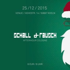 Gereon Adenauer | *Schall & Rauch* -Afterhour Set- | @ Venue Club / Cologne - DE | 25.12.2015 |
