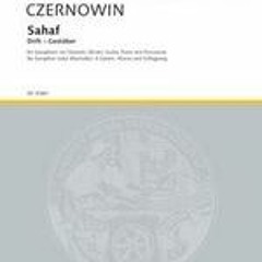 Chaya Czernowin (1957): Sahaf (2008)for saxophone, e-guitar, percussion, piano (bars 1-40)
