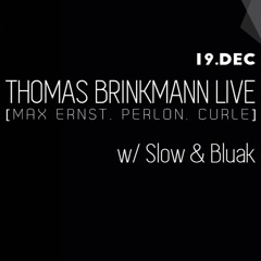 Closing set @ Thomas Brinkmann Live (klubd - 19.12.15) [Snippet]