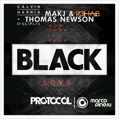 Calvin Harris vs Makj - How Deep is your Black Love (MarcoPinelli mashup)