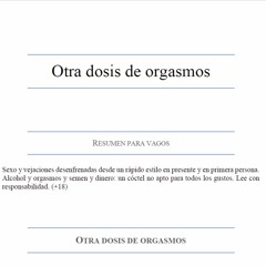 Otra dosis de orgasmos - Yass Fuentes