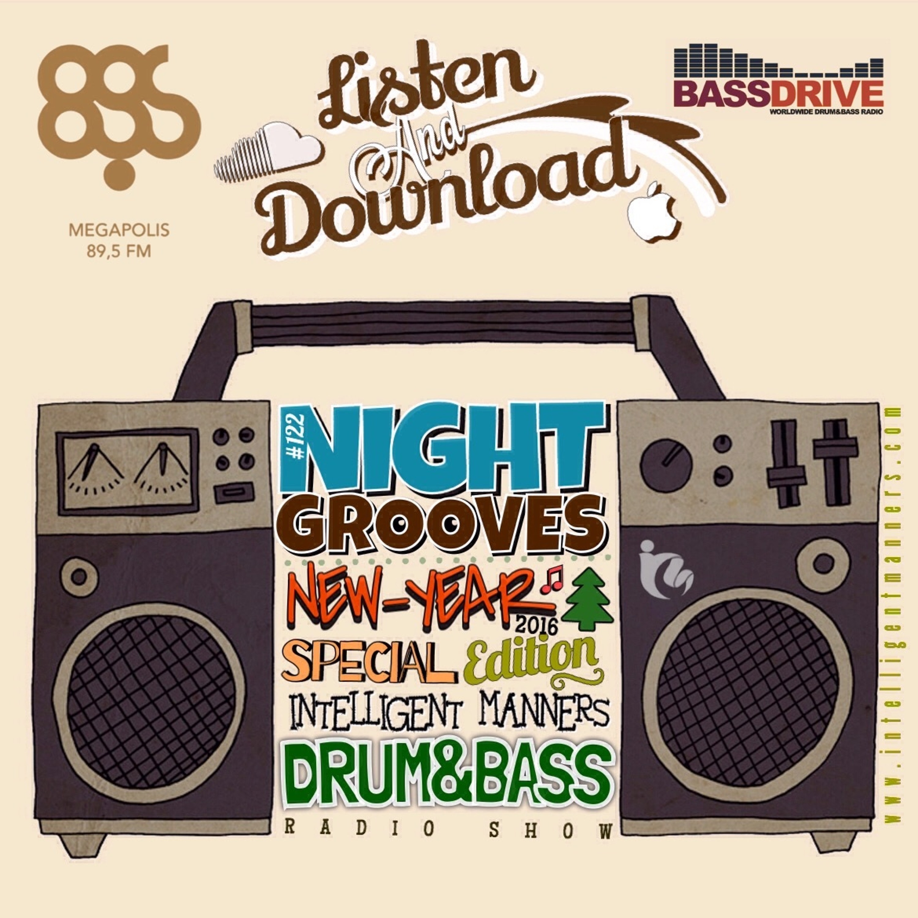 Intelligent Manners - Night Grooves #122 - Megapolis 89'5 FM 29.12.2015 episode artwork