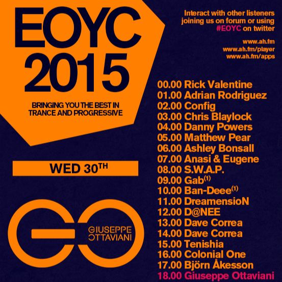 Giuseppe Ottaviani #EOYC 2015 - 4hrs mix