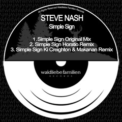 Steve Nash - Simple Sign (Original Mix)