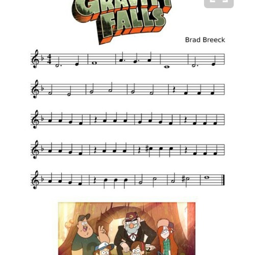 Stream Gravity Falls theme (opening) Bb by Jillian Valeta