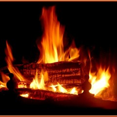 Feu de cheminée