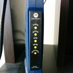 Motorola SB5102 Cable Modem Starting Up