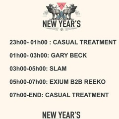 Warm - Up @ Inox NYE W/ Gary Beck / Slam / Reeko B2b Exium