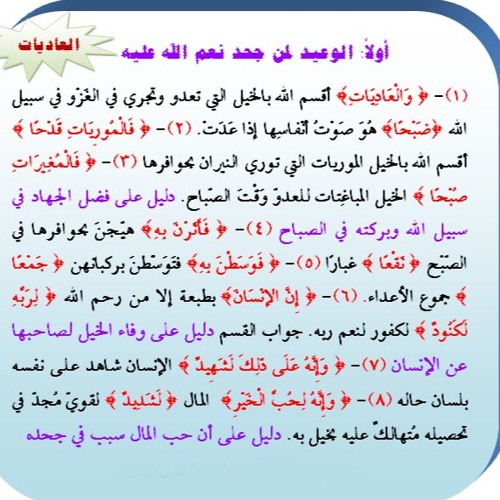 سورة العاديات للشيخ أيمن سويد