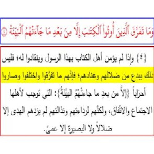 سورة البينة للشيخ أيمن سويد