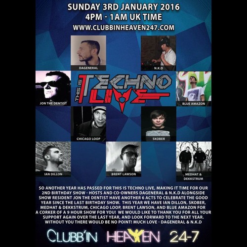 This Is Techno Live  - January 2016