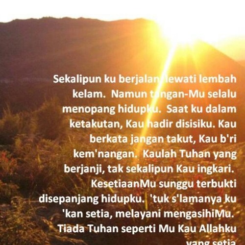 Kau Allah Yang Setia - Berbagi Informasi