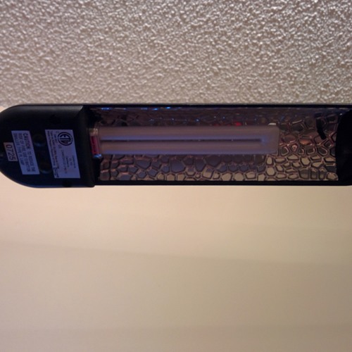Fluorescent Light Bulb Running