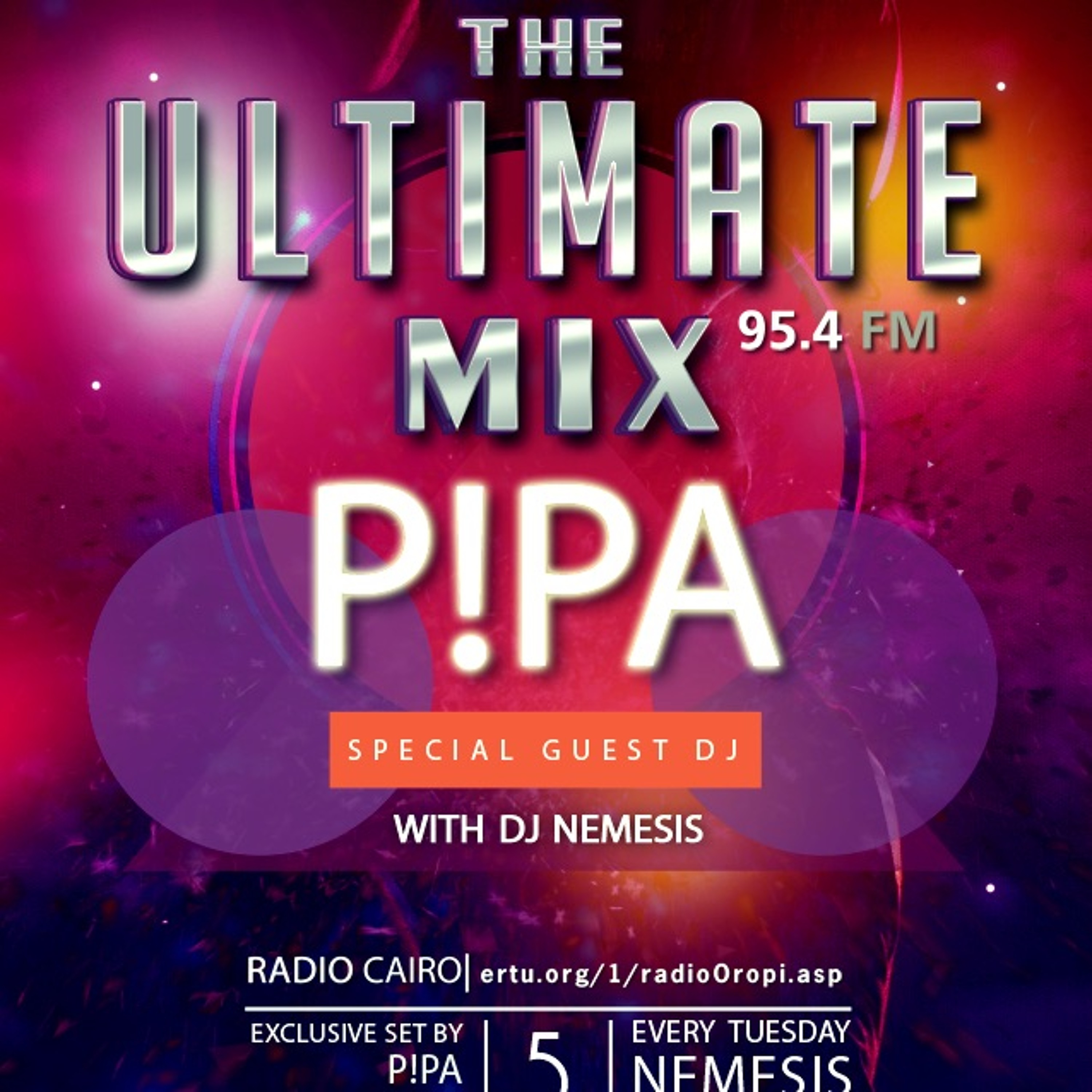 Nemesis - The Ultimate Mix Radio Show (050) 05/01/2016 (Guest P!PA) episode artwork