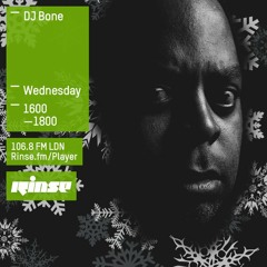 Rinse FM Podcast - DJ Bone - 30th December 2015