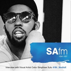 Cebo Simphiwe Xulu on SAFM discussing his Art & Graphic Design (Snippet of Full Interview)