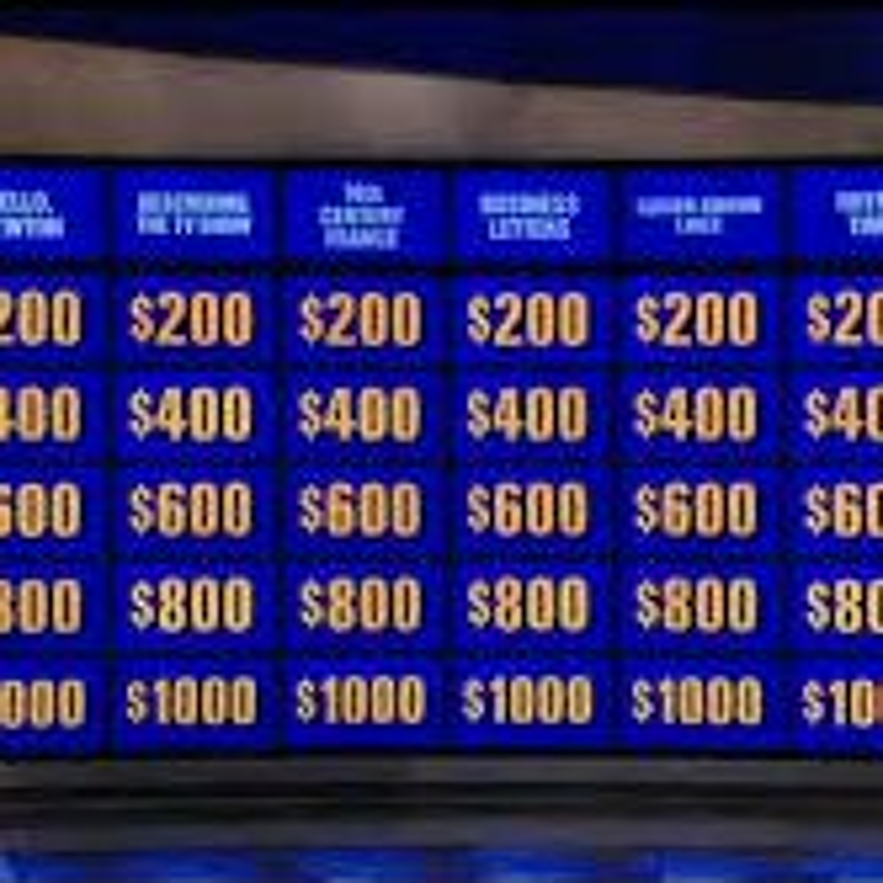 Jeopardy episode artwork