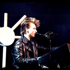 Alan Wilder's live setup of synths (1986)
