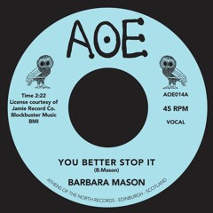 AOE014A Barbara Mason - You Better Stop It