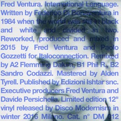 B1 Fred Ventura -  International Language (Phil R Old School Mix) SNIPPET