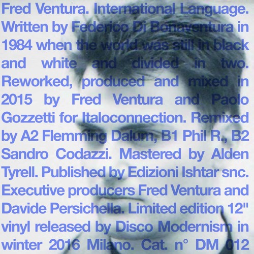 B1 Fred Ventura -  International Language (Phil R Old School Mix) SNIPPET