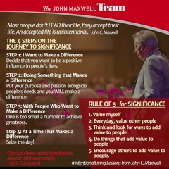John Maxwell - Intentional Living