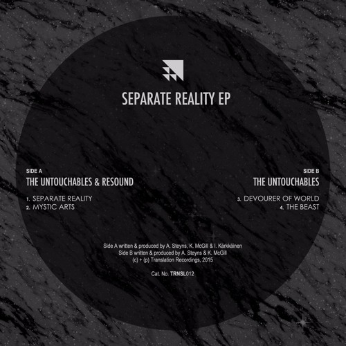 TRNSL012: The Untouchables & Resound - Separate Reality EP