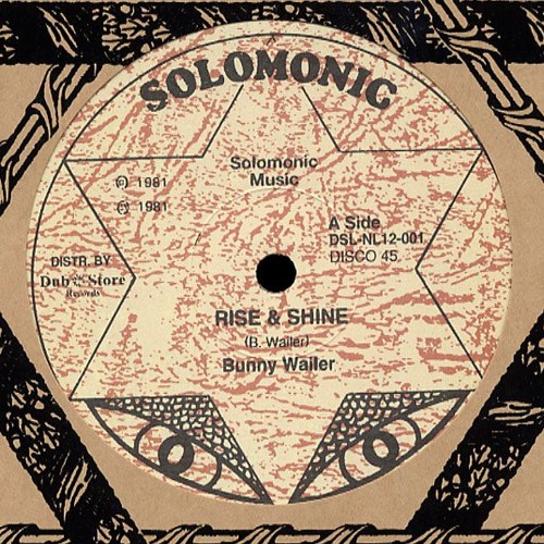 ジャマイカ12” Bunny Wailer Rockers SP00834 Solomonic /00250 Stream Bunny Wailer 