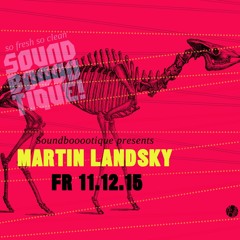 Warm Up für Martin Landsky @ Club Schimmerlos Nov 2015