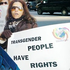 Transgender people have rights