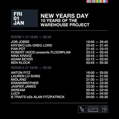 Anton Fitz @ The Warehouse Project NYD 2016