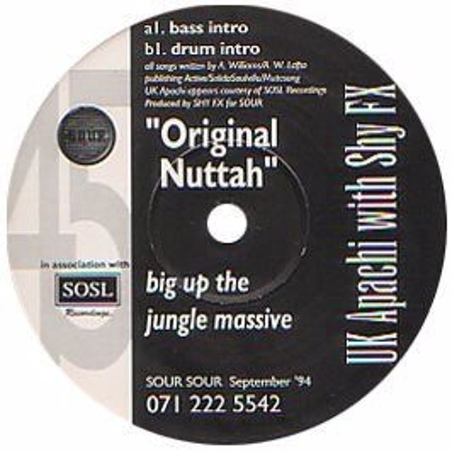 UK Apache - I Was A Nuttah (Operatah's Reggae Refix)