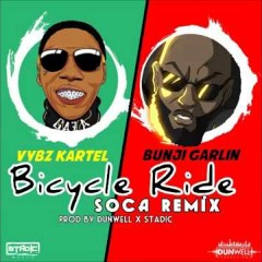 VYBZ KARTEL FT BUNJI GARLIN - BICYCLE RIDE (SOCA REMIX) - JANUARY 2016