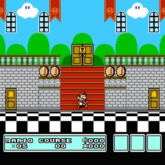 Super Mario 64 - Inside the Castle Walls (SMB3 Style)