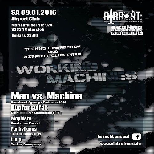 Mephisto @ Working Machines - Airport Club, Gütersloh (09.01.16)
