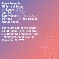 Rinse FM Podcast - Kenny Dope - 16th January 2016