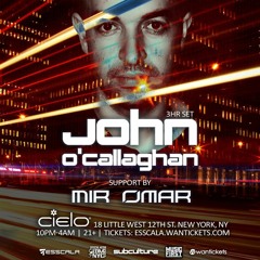 Mir Omar @ Cielo - Opening Set For John O'Callaghan