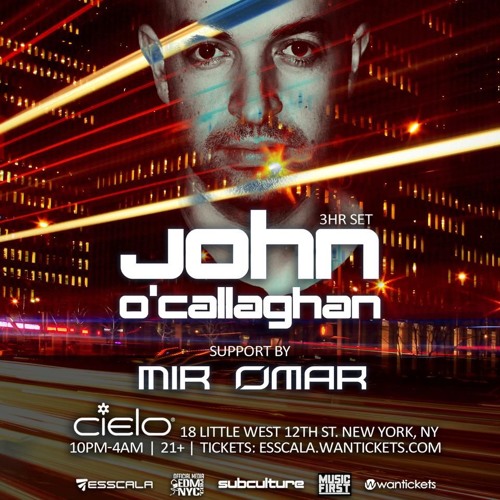 Mir Omar @ Cielo - Opening Set For John O'Callaghan