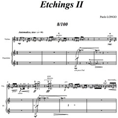 Etchings II - for violin and piano