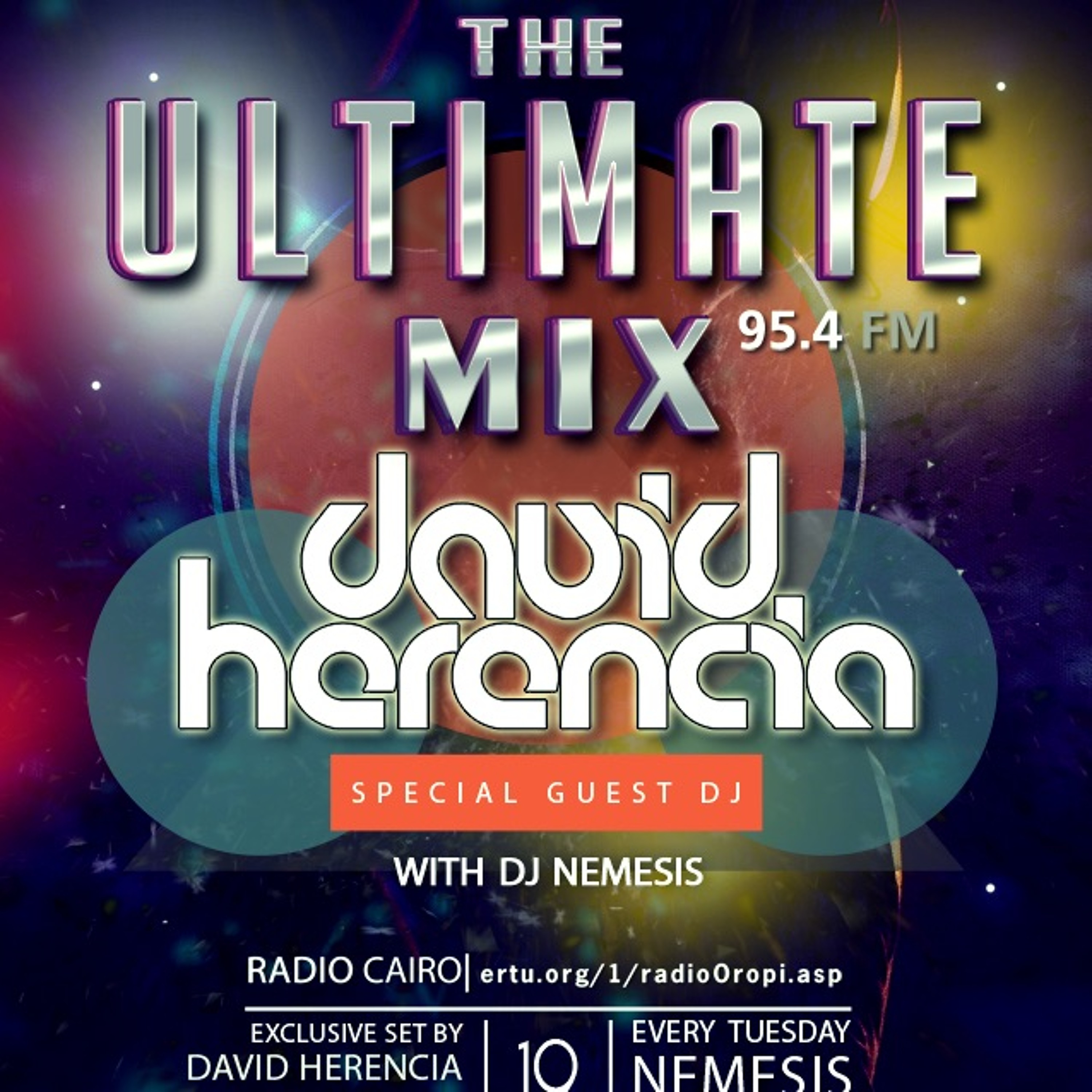 Nemesis - The Ultimate Mix Radio Show (052) 19/01/2016 (Guest David Herencia) episode artwork
