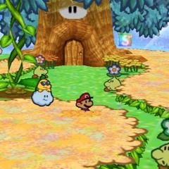 Paper Mario - Clouds Over Flower Fields