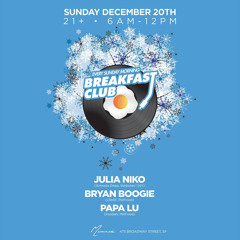 Bryan Boogie @ Breakfast Club, Monroe, San Francisco (2 hour set)