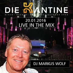 DJ Markus Wolf - In The Mix (20.01.16 Houseclub - Yard Club) | DIE KANTINE