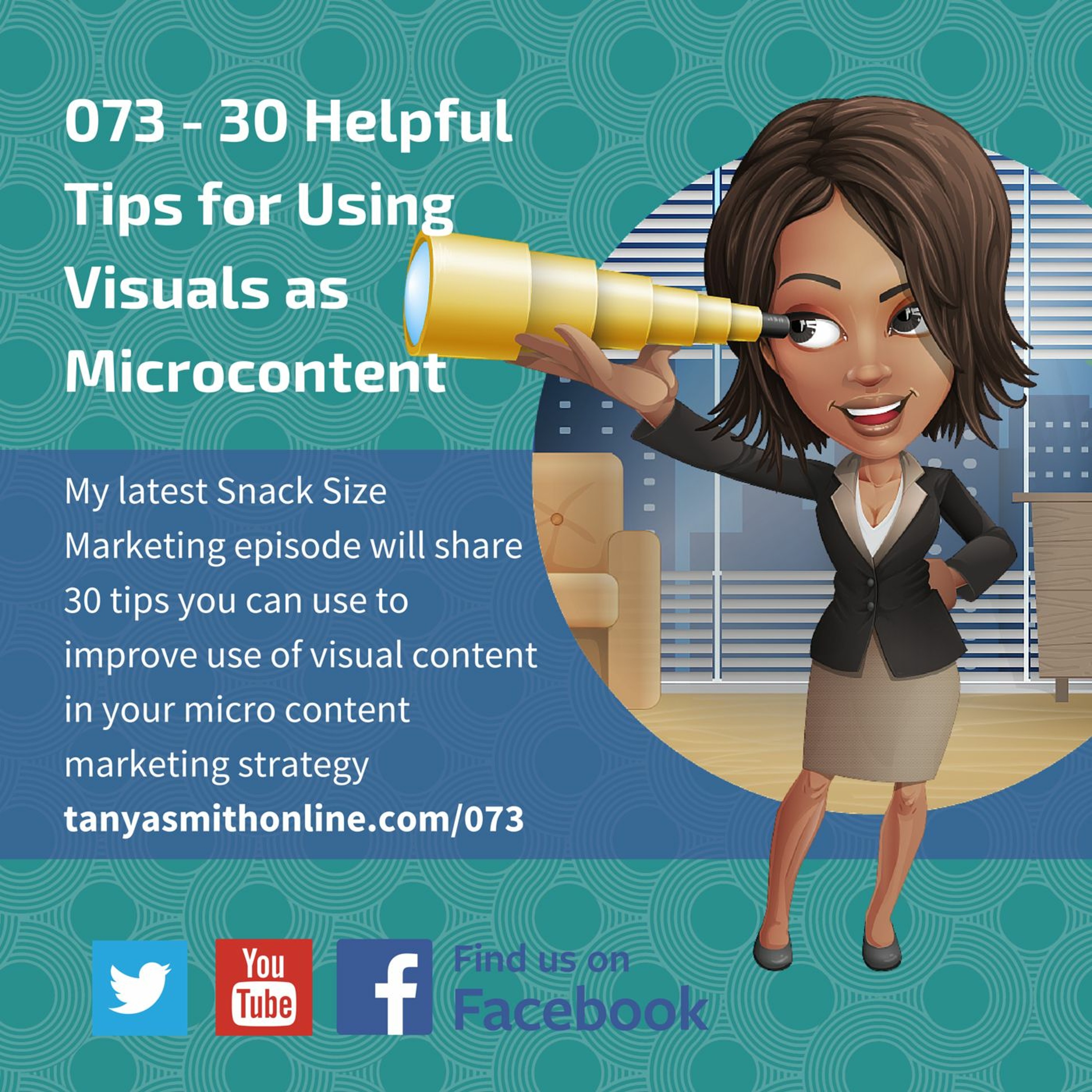 30 Helpful Tips for Visual Microcontent EP 073 episode artwork