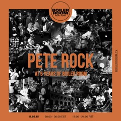 Pete Rock Boiler Room NYC DJ Set