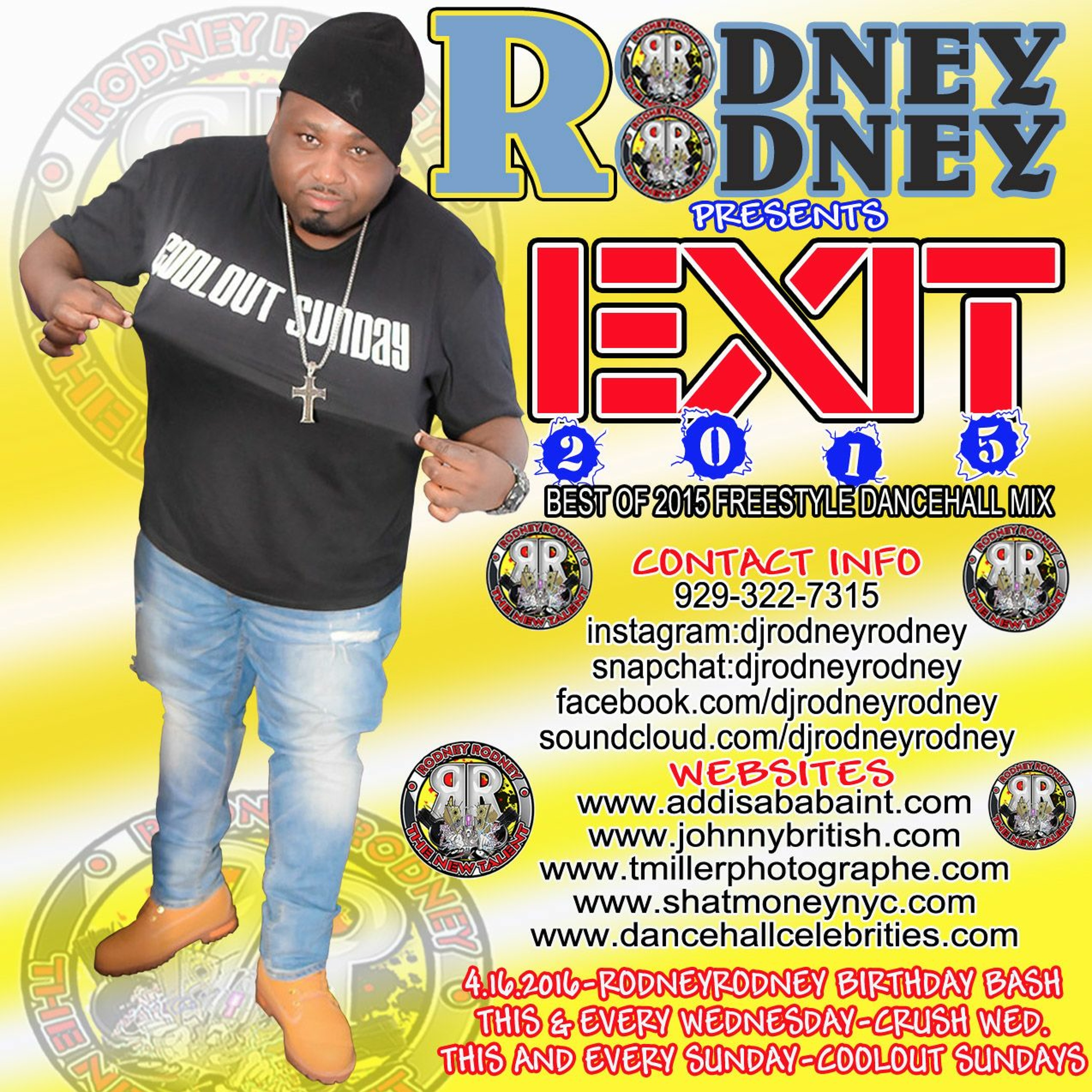 RodneyRodney presents EXIT-2015 freestyle dancehall mix(best of 2015) episode artwork