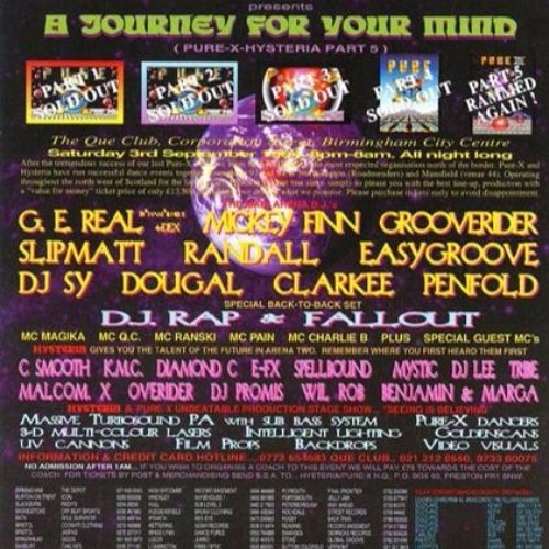 GROOVERIDER--HYSTERIA & PURE X - PART 5 A JOURNEY FOR YOUR MIND 03.09.1994